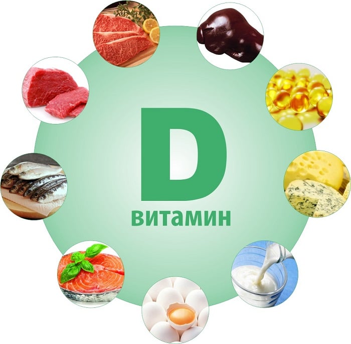 Продукты содержащие витамин Д