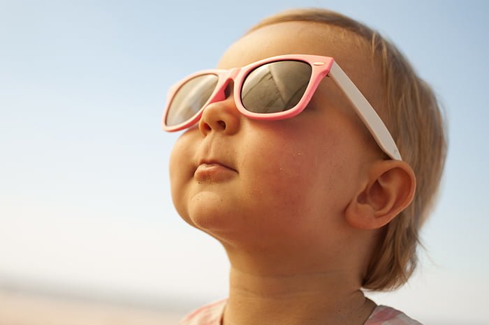 солнцезащитные очки для ребенка до года