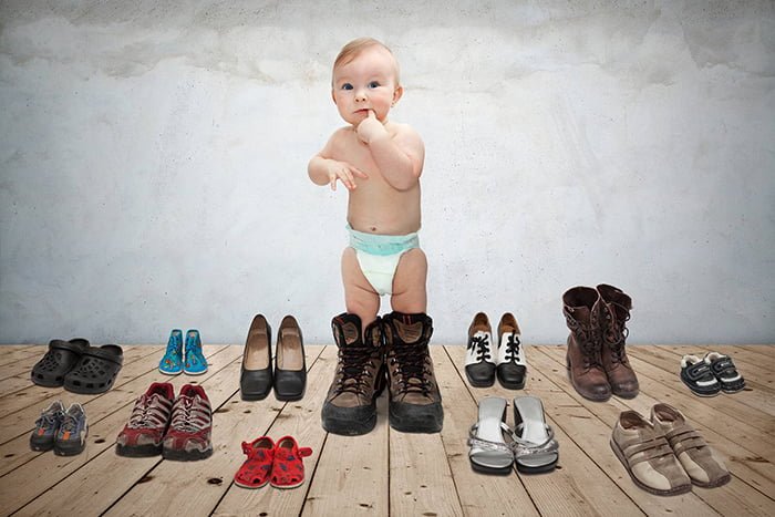 подбор размера обуви для ребенка 