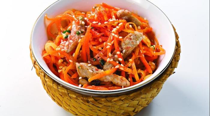 Рецепты салатов с морковью для детей