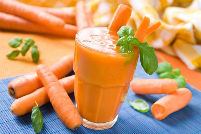 Морковный сок рецепты