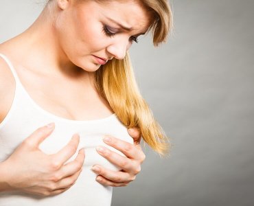 blockage of the ducts of the breast